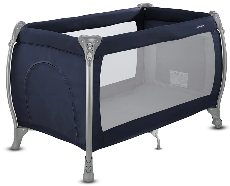 Inglesina Lodge Travel Cot - Blue Portable Infant Bed