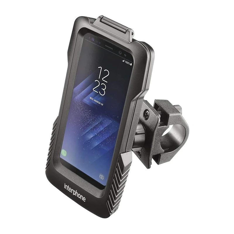 Interphone Cellularline SMGALAXYS8 | Dedicated Motorcycle Mount Galaxy S8, Black