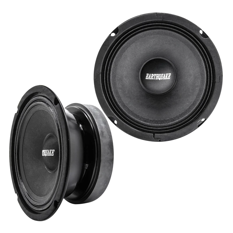 EARTHQUAKE Sound PR-EQ6S8 6.5-inch 8-Ohm Cloth Surround Speakers - Sealed Basket, 200 Watts Max (Pair) - Image 1