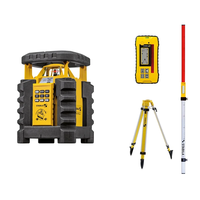Stabila LAR350-L Set Self Levelling Laser Level Set + Tripod & Levelli