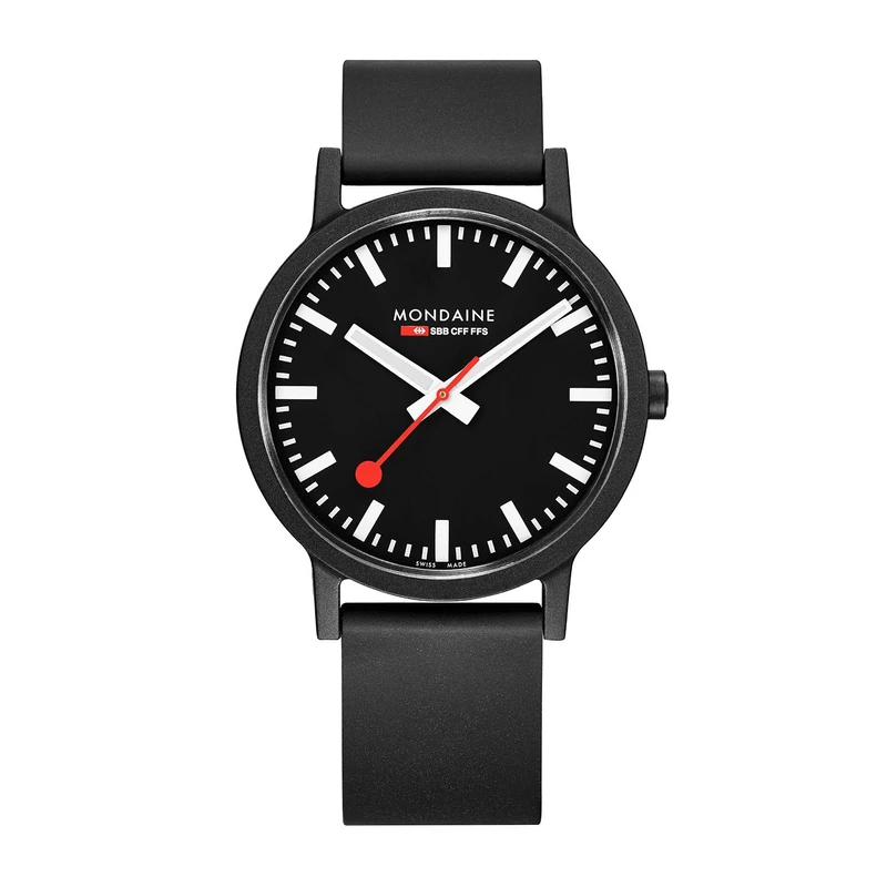 Mondaine Essence MS1.41120.RB Mens Watch - 41mm Black