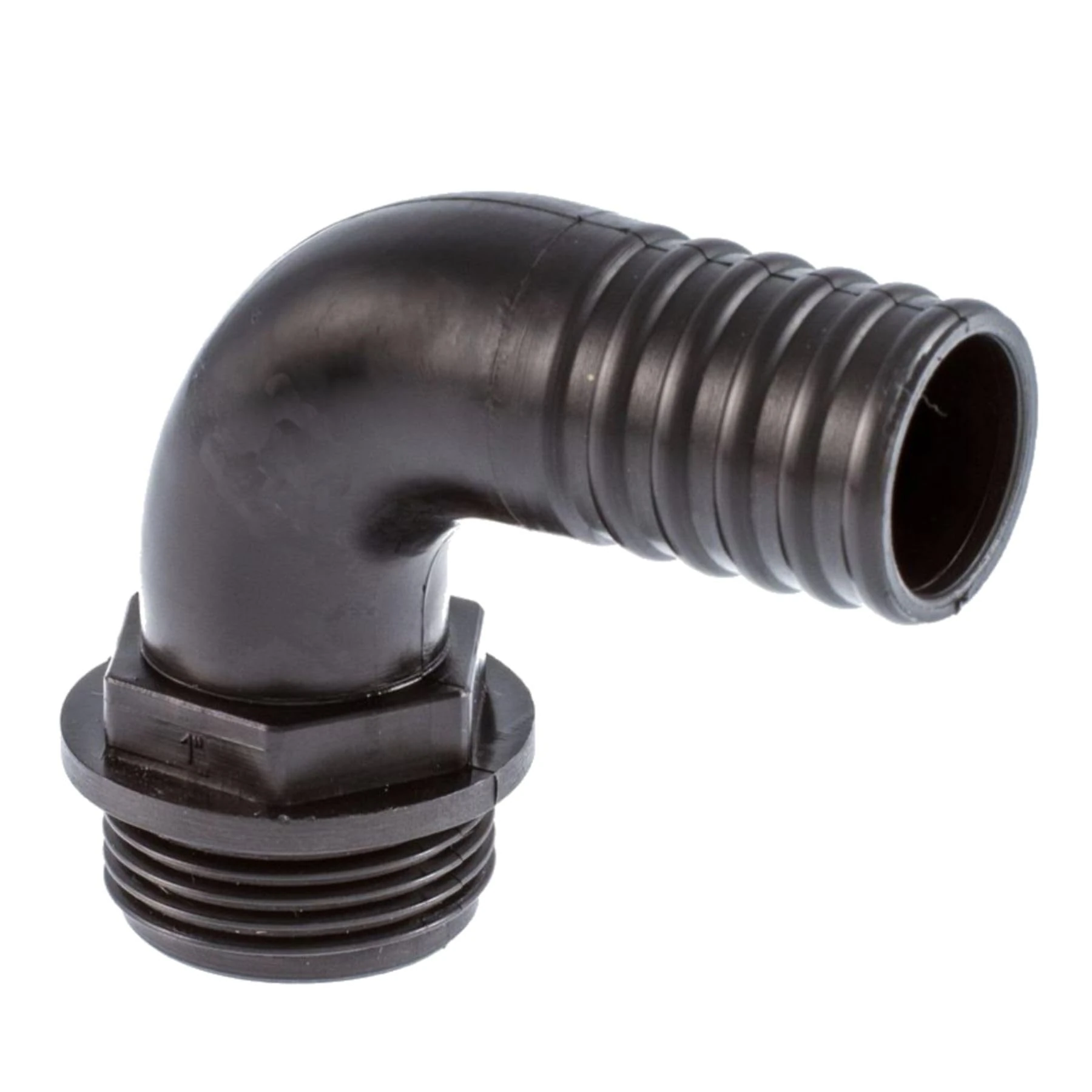 Poly Hosetail 3/4" BSP Male Elbow to 25 mm hosetail