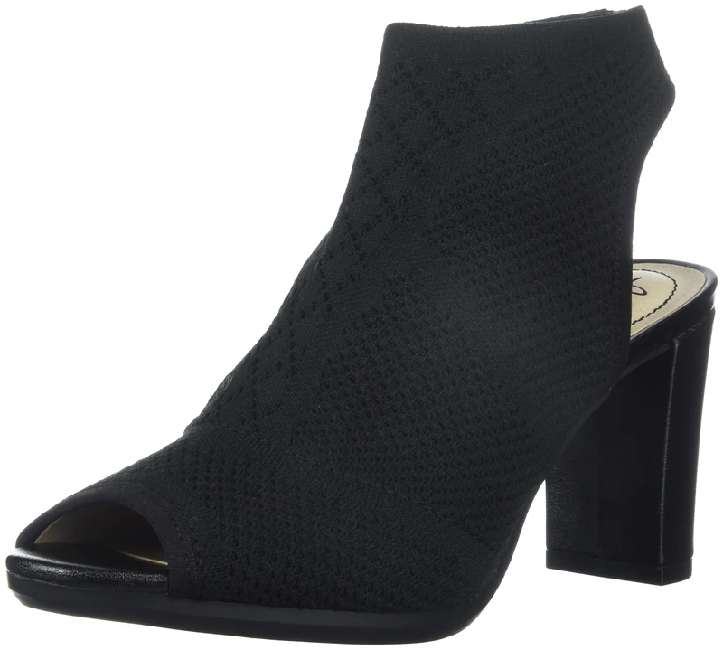 LifeStride Women's Alita Heeled Sandal, Black, 6 UK