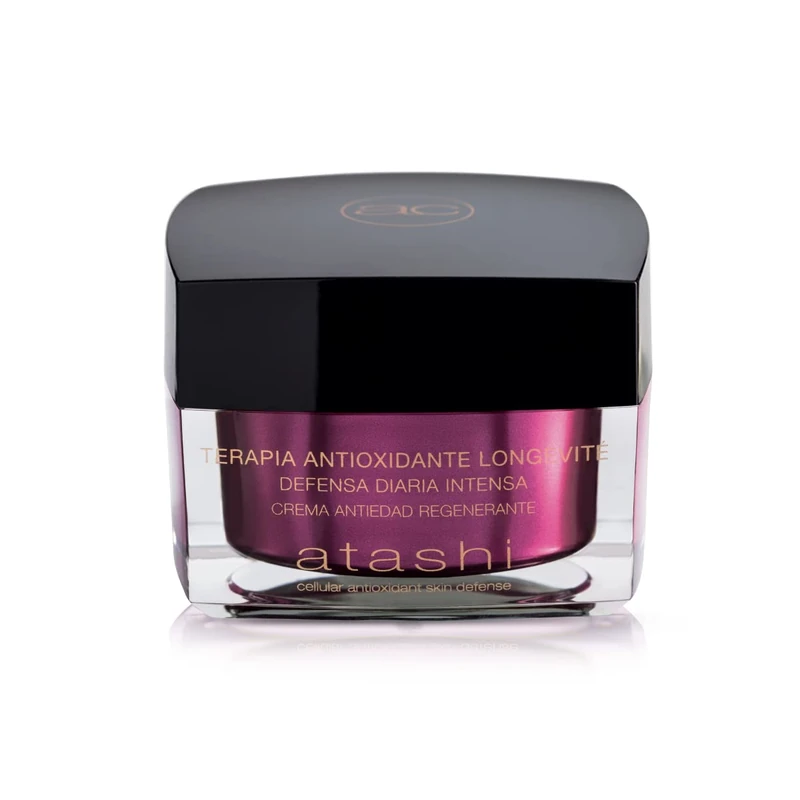 atashi Antioxidant - Anti-Aging Regenerating Cream | Hydrated Skin Protected and Supple | Reduce Wrinkles | Fresh Texture