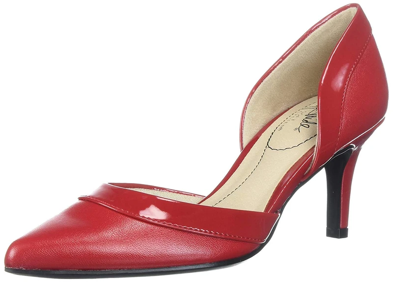 LifeStride Women's Saldana Pump, Fire Red, 3.5 UK