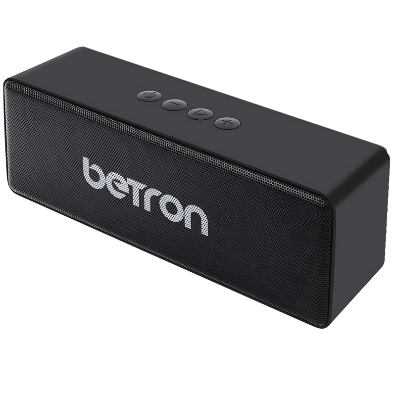 Betron D51 Bluetooth Speaker, Portable Wireless Mini Speaker with 10W Output, AUX Input, Compact Travel Size Stereo Sound for iPhone, Indoor and Outdoor Use