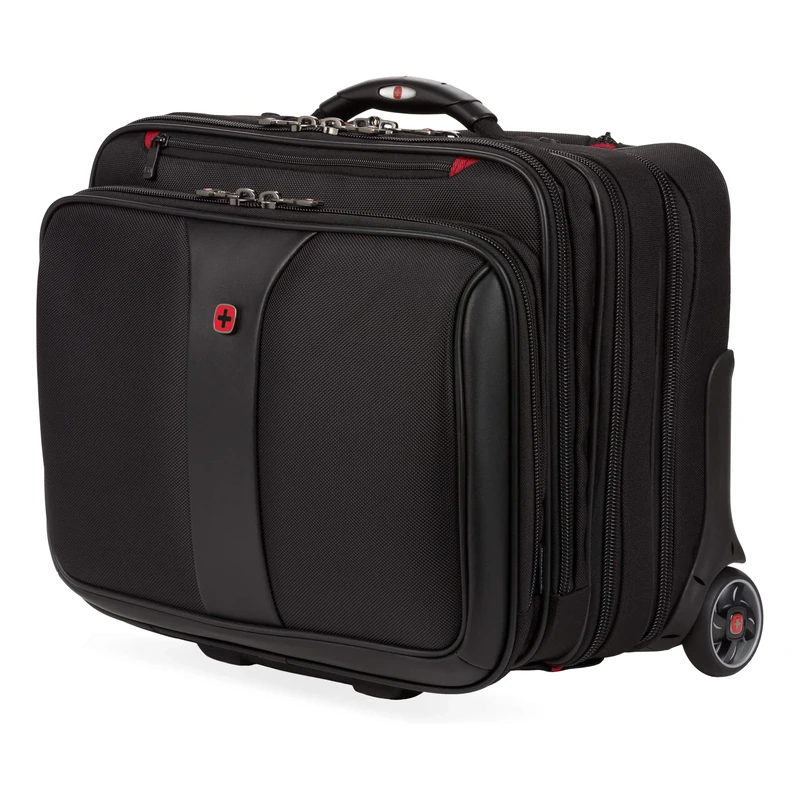 Wenger Luggage Patriot Ii 2-Piece 15.6" Wheeled Business Set Laptop Bag, Black, One Size - Image 1