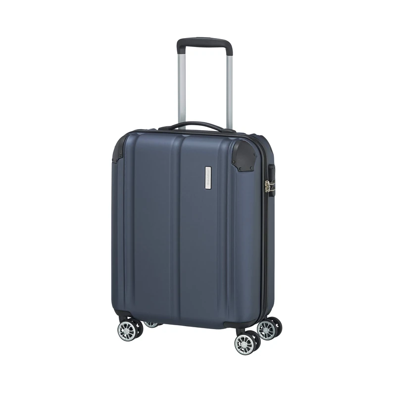 travelite Board Trolley Hand Luggage Suitcase, Lightweight, 4 Wheels, City, Hard Shell Suitcase Small with Scratch-Resistant Surface, 55 cm, 40 liters