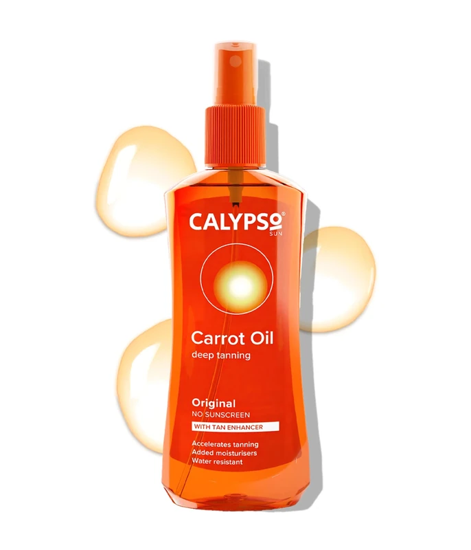 Calypso Original Carrot Oil | No SPF | Accelerates tanning | No Self tan | 200ml