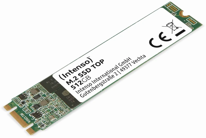 Intenso M.2 internal SSD SATA III Top 512 GB
