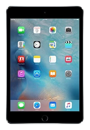 2015 Apple iPad Mini 4 (9.7-inch, Wi-Fi + Cellular, 64gb) - Space Grey (Renewed)