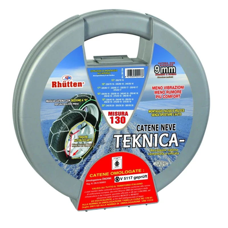 TEKNICA 130 Rhombus Snow Chains 9 mm