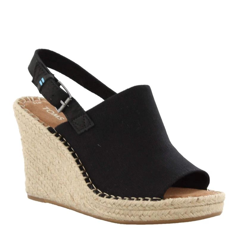 TOMS Women's 10013451 Hiking Sandals, Black, 6.5 UK