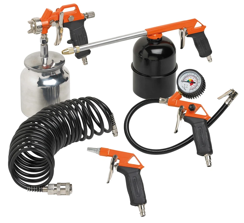 Black & Decker 9045853BND331 Air Tool Kit, Black, Set of 5 Piece