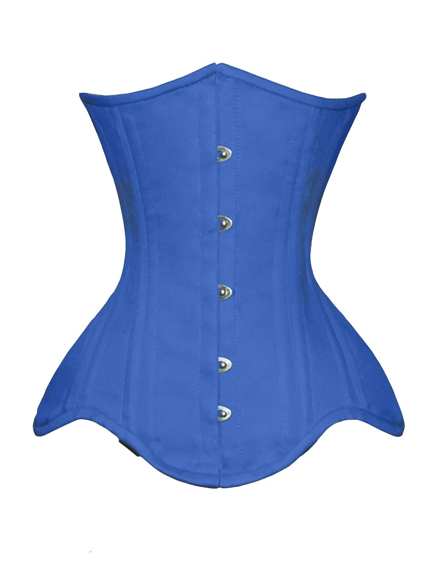 luvsecretlingerie Heavy Duty 26 Double Steel Boned Waist Training COTTON Underbust Tight Shaper Corset #8596-B