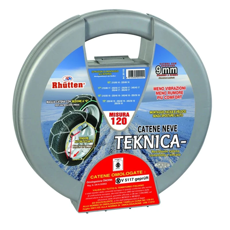 TEKNICA 120 Rhombus Snow Chains 9 mm