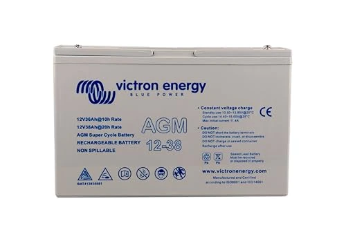 Victron Energy AGM 38Ah 12-Volt Super Cycle Battery (M5)
