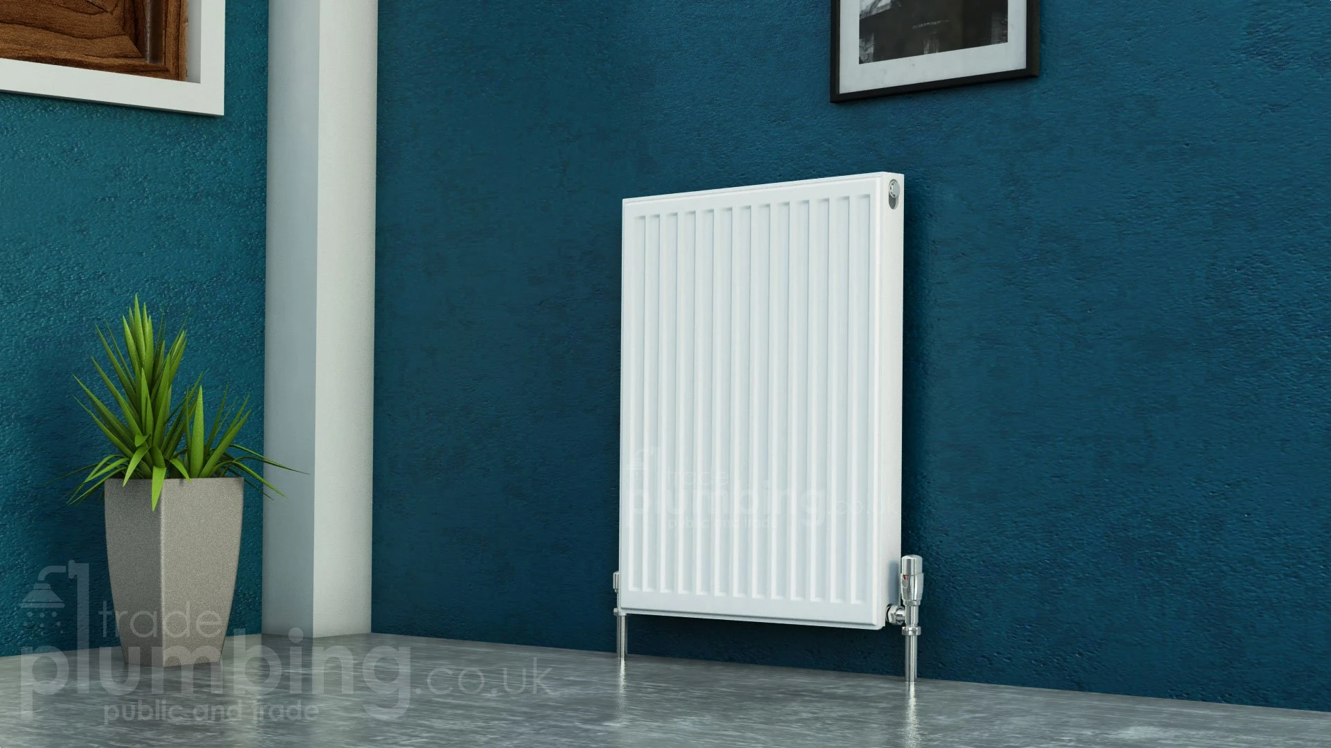 Kartell Kompact Type 11 Single Panel Single Convector Radiator 500mm x 400mm White
