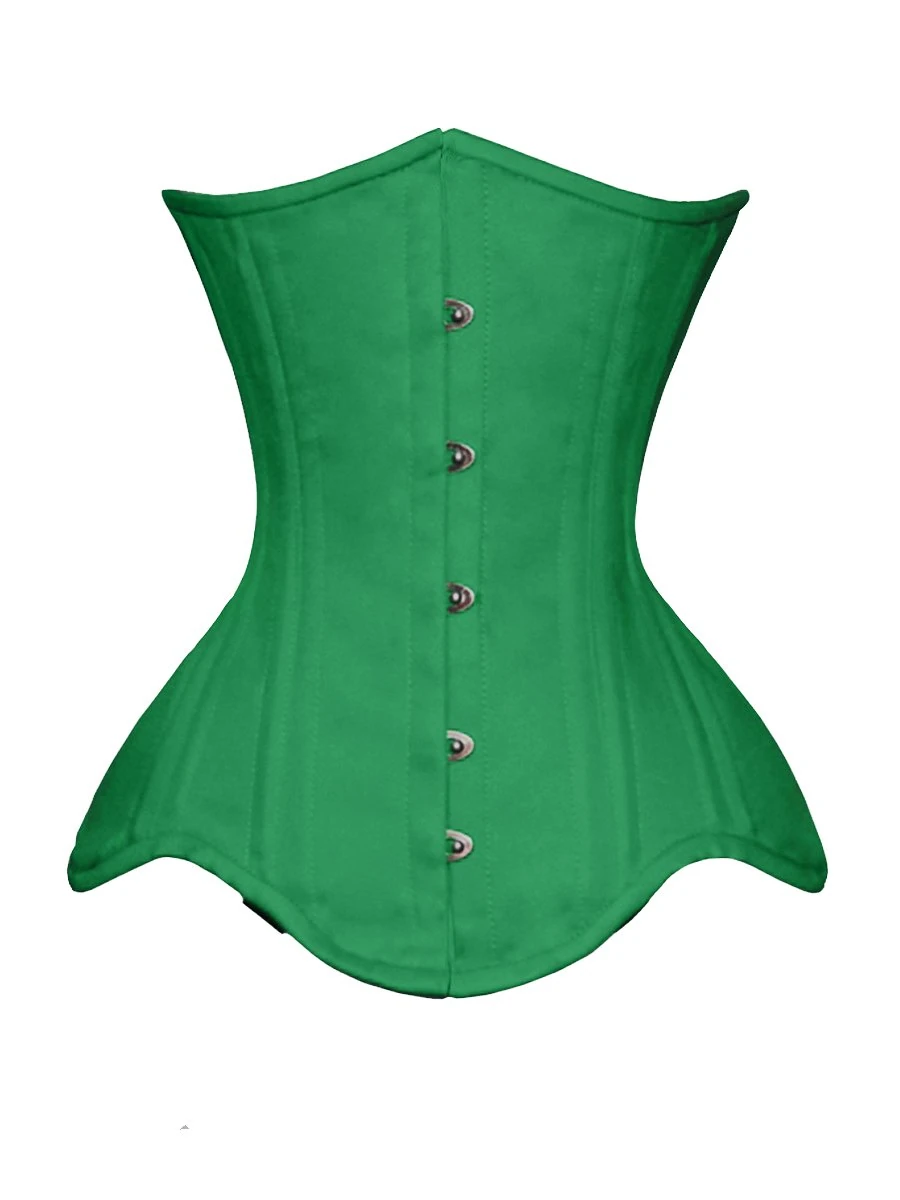 luvsecretlingerie Heavy Duty 26 Double Steel Boned Waist Training COTTON Underbust Tight Shaper Corset #8596-B