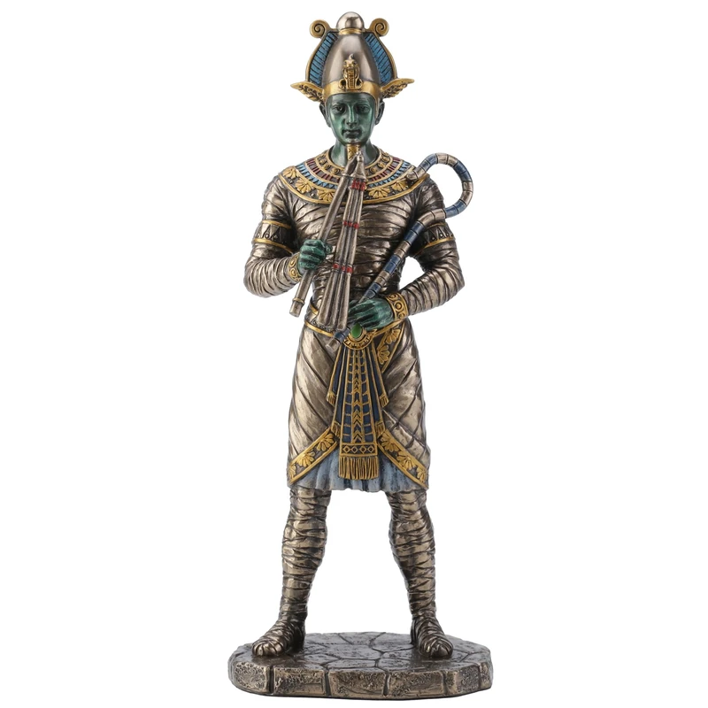 Veronese Osiris Ancient Egyption God of the Dead Bronze Finished Statue - Image 1