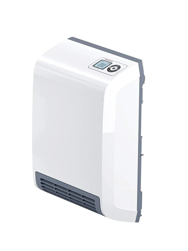 STIEBEL ELTRON Wall mounted rapid electric fan heater CK 20 Trend LCD for about 20 sqm, plastic, LED, 7-day timer, frost+overheating protection, open window detection, Lot 20 compliant, 236653, White