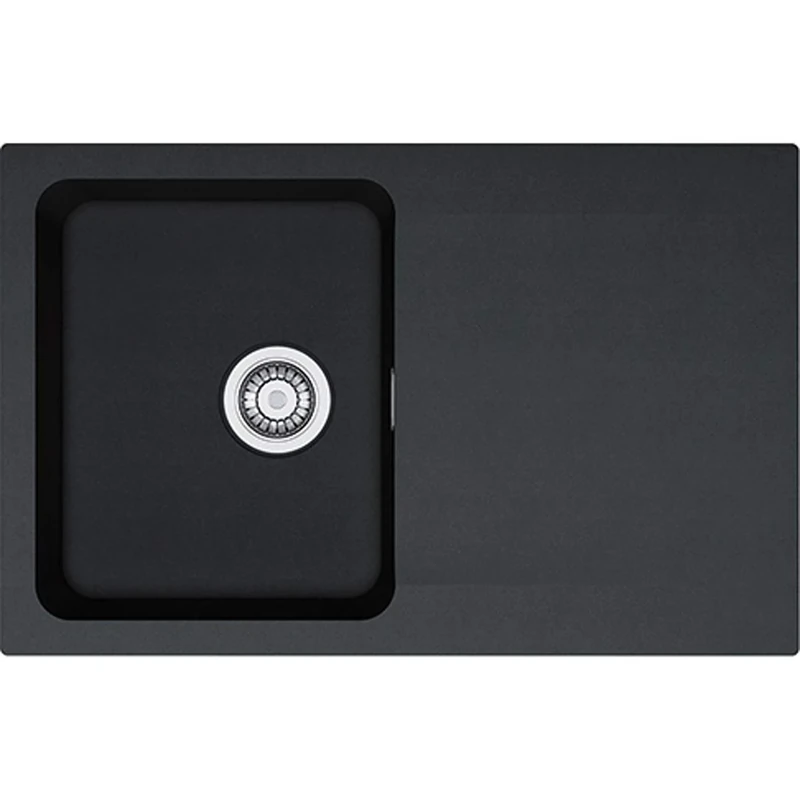 Kitchen Sink Made of Tectonite with A Single Bowl Orion Oid 611-78 - Onyx