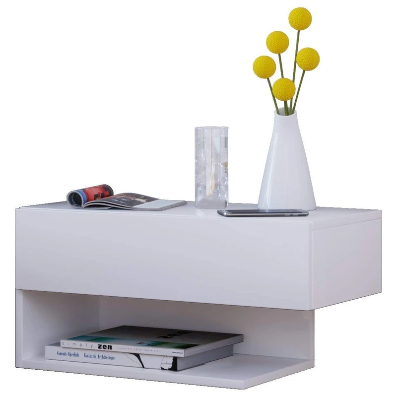 VCM Bedside table Dormal Maxi,White