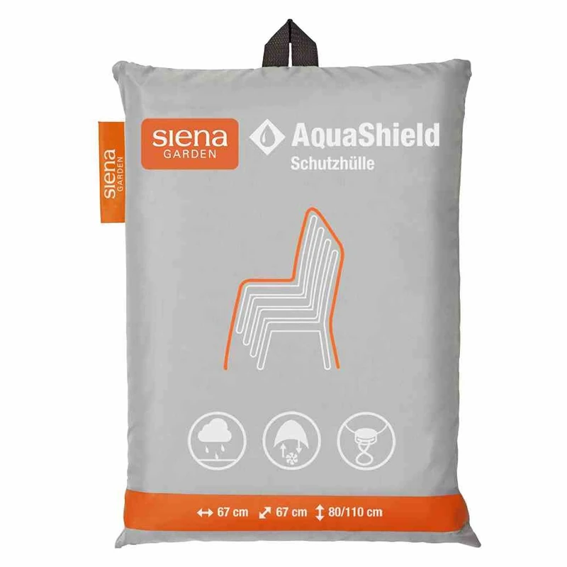 Siena Garden D41164 Stacking Chair Cover Grey 67 x 67 x 8 cm - Image 1
