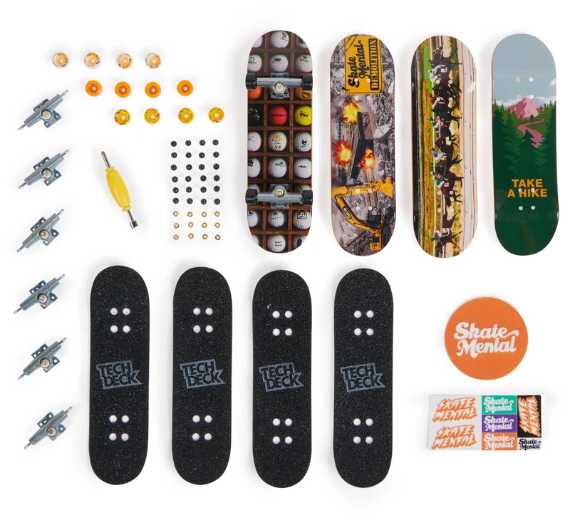 Tech Deck 96mm Fingerboards 4-Pack (Styles Vary)