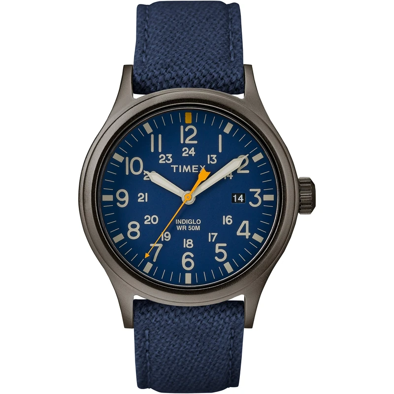 Timex Mens Quartz Watch, Analogue Classic Display and Leather Strap TW2R46200