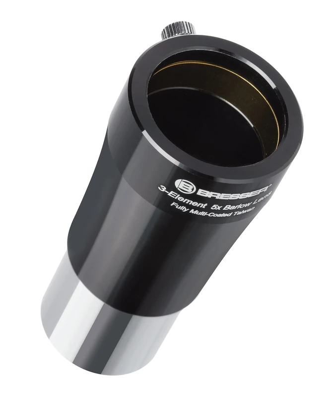 Bresser Barlow Telescope Lens 5x 31.7 mm / 1.25 Inch 3-Element Design and Multi-Coated