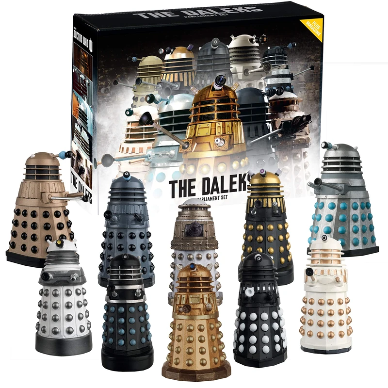Eaglemoss Collections Doctor Who - Parliament Dalek Figurine Set (10 Dalek Set) - Doctor Who Figurine Collection - Image 1