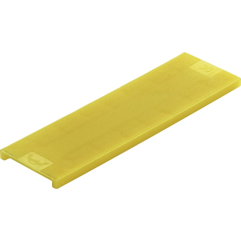 GLUSKE GL-IB Glazing Block 100 x 52 x 4 mm, Plastic, Yellow, Pack of 500 | Wheel Chocks - Spacer Plates