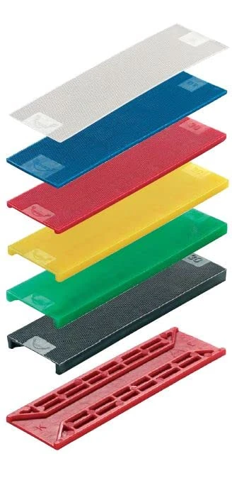 Roto Gluske Glazing Block Glas-Tec GL-SV 100 x 32 x 5 mm Colour Green Pack of 500 - Image 1