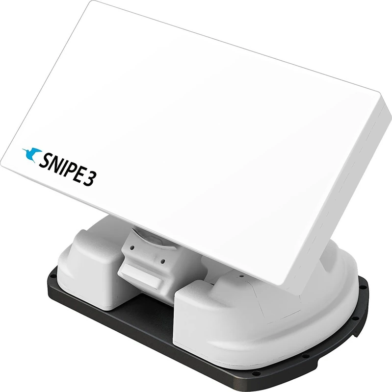 Selfsat Snipe V3 Single white Fully Automatic Satellite Antenna - White Line, 75 ohms