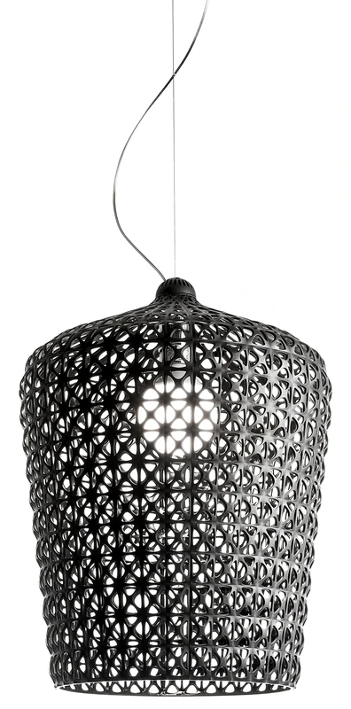 Kartell Kabuki Suspension Lamp, Black (Matte) - Image 1