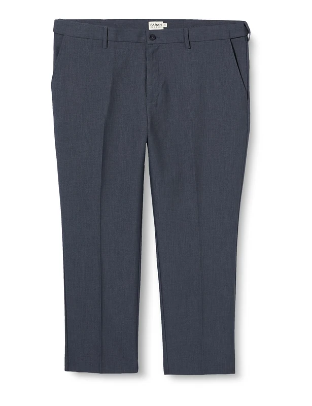 Farah Classic Men's Roachman Trousers, Blue (Midnight ), 40W 31L UK