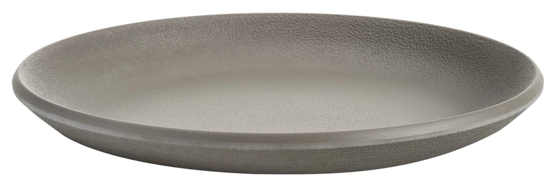 Kartell "TRAMA Flat Plate, Dark Grey, 27 x 27 x 2.8 cm