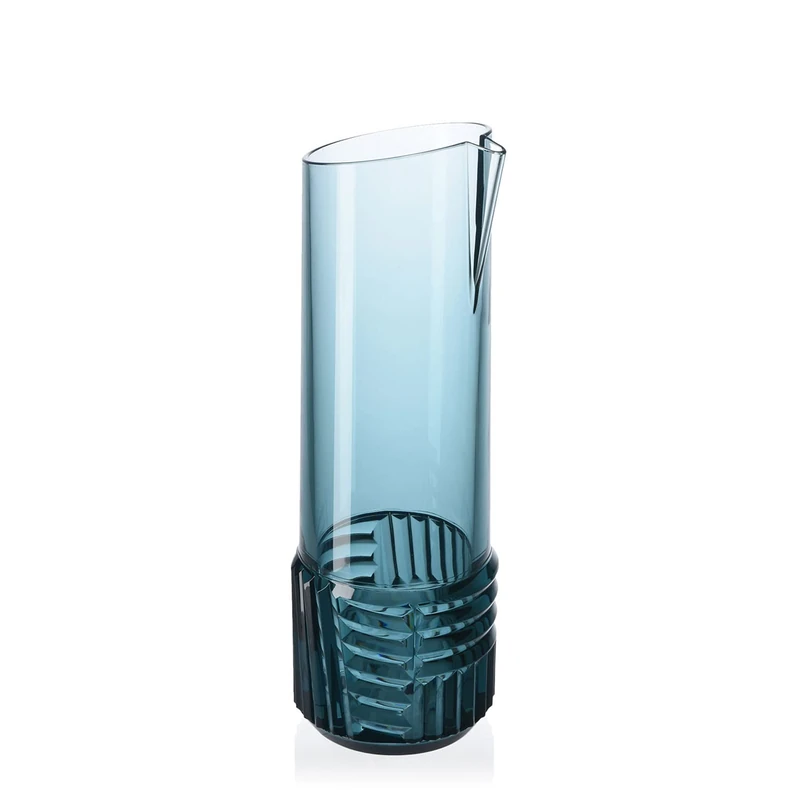 Kartell "TRAMA Drink Carafe, Light Blue, 30.5 x 10 x 30.5 cm