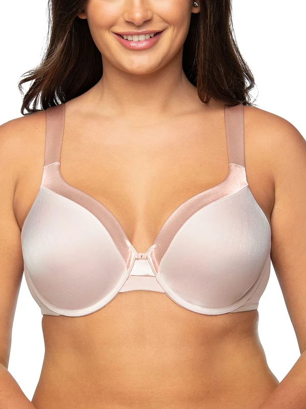 Vanity Fair Women's Illumination Full Figure Zoned-in Support Bra, Lightly Lined Cups Up to Dd, Opaque, Underwire-Quartz, 36D