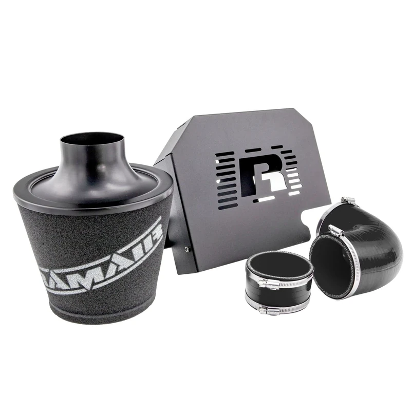 Ramair Filters SR-225-BK-ECU Induction Kit with ECU Publisher Holder and Silicone Hoses, Black