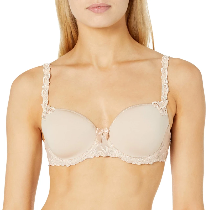 Simone Perele Women's Andora 3D Molded-Cup Bra T-Shirt, Opaque, Peau Rose, 32DD
