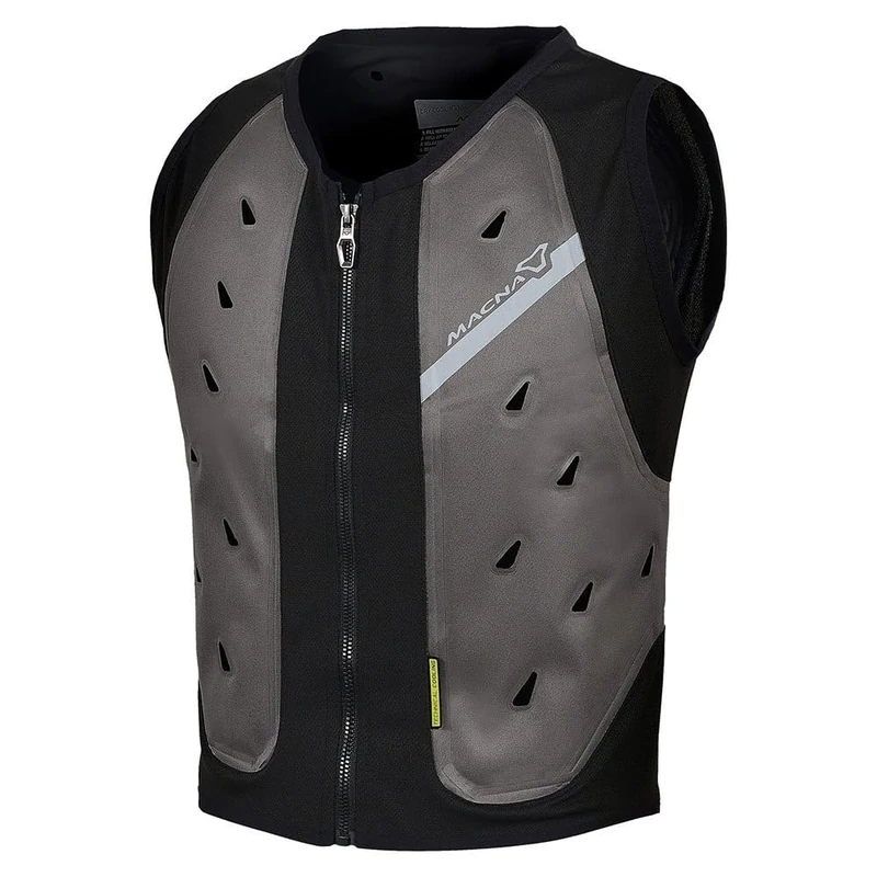 Macna Adult Unisex Cooling Vest Evo Cooling Motorcycle Vest, Grey, L-XL EU