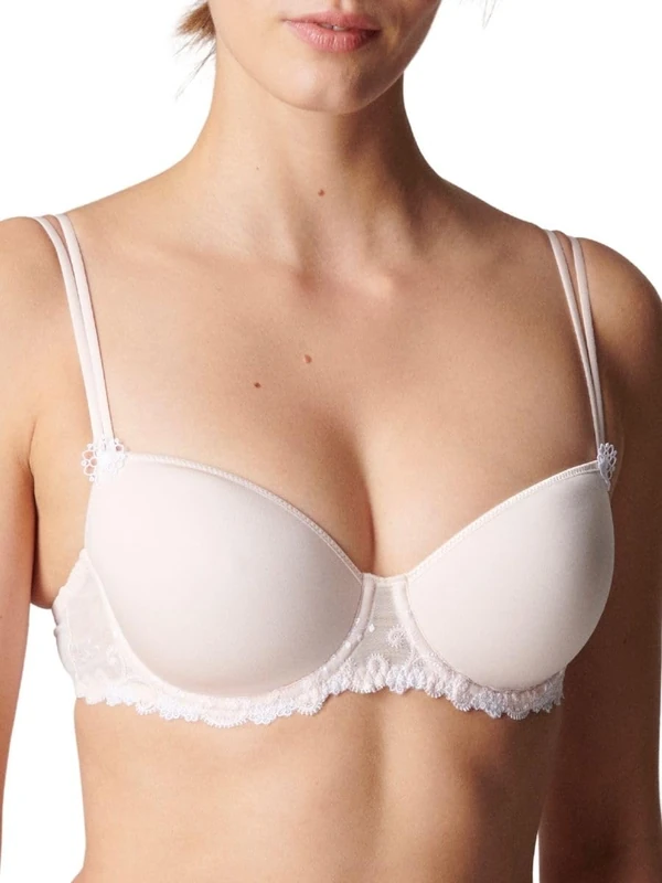 Simone Perele Women's Delice 3D Molded Bra T-Shirt, Blush, 32E