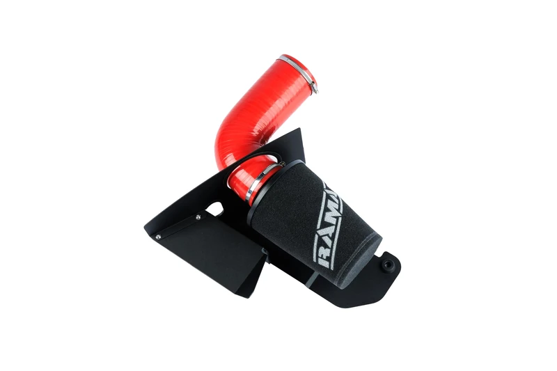 Ramair Filters JSK-123-RD EA888 2.0TFSI Silicone Heat Shield Air Filter Induction Kit, Red