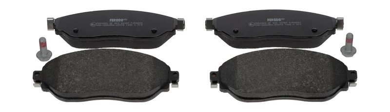 FERODO Brake Pads | FVR4840 | OE-Matching Quality | Eco-Friction Fuse+ Technology | Pack of 4