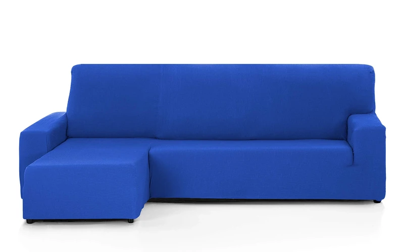 Martina Home Tunez Sofa Cover For Chaise Longue, 32 x 17 x 42 cm Short Left Arm (Front View) 32x17x42 cm blue electric