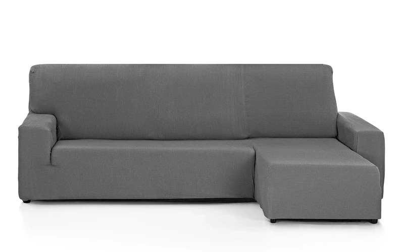 Martina Home Tunez Sofa Cover For Chaise Longue, 32 x 17 x 42 cm Right Short Arm (Front View) Tres Plazas grey