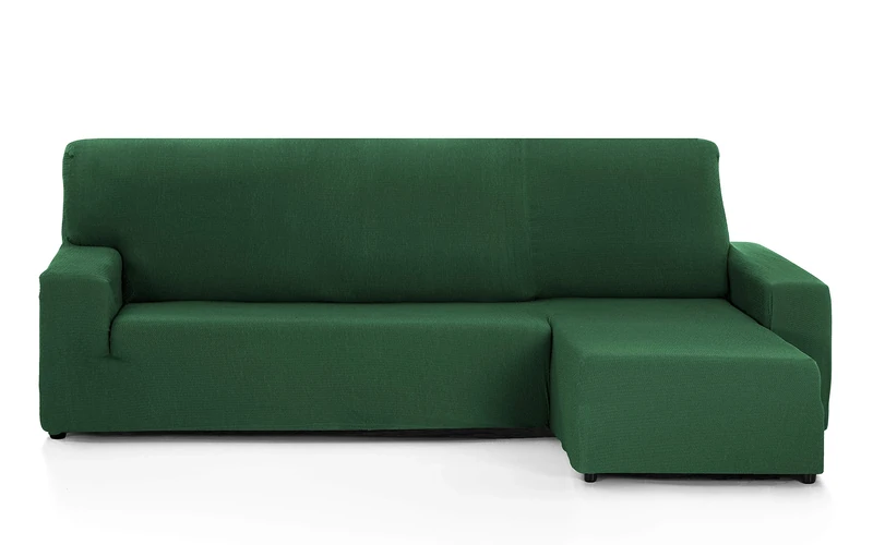Martina Home Tunez Sofa Cover For Chaise Longue, 32 x 17 x 42 cm Right Short Arm (Front View) 32x17x42 cm Green Bottle
