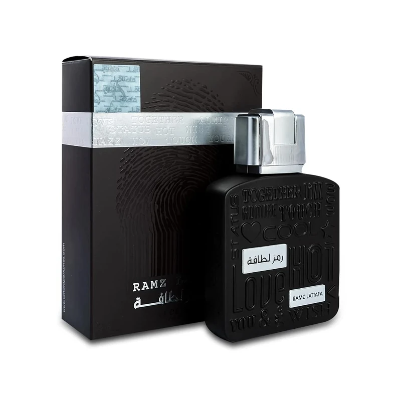 Ramz Silver by Lattafa for Men - 3.4 oz EDP Spray